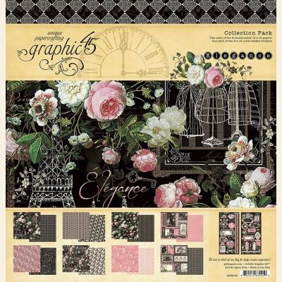 Graphic 45 Elegance Designpapier - Collection Pack